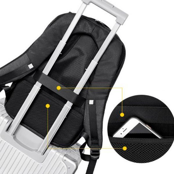Рюкзак міський Arctic Hunter B00208 для ноутбука 15.6" з USB обсяг 24л Сірий AH-B00208-2269 фото