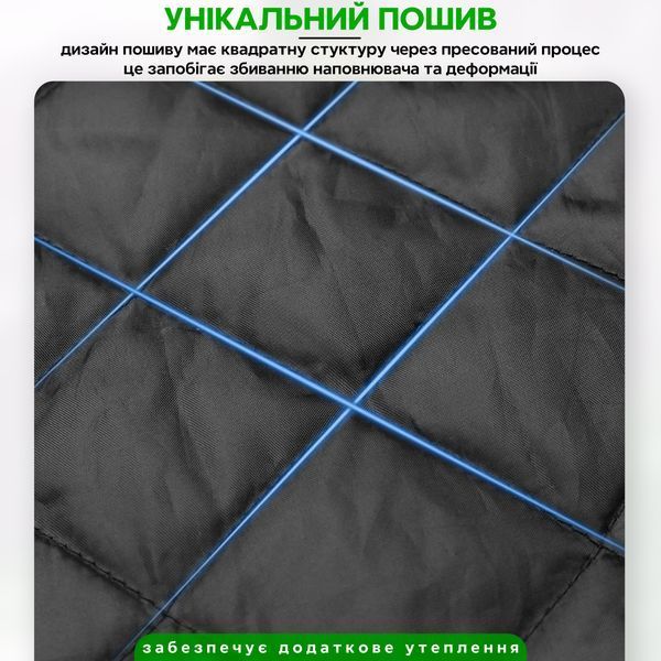 Водонепроницаемый чехол-утеплитель от непогоды на мопед электро велосипед ROCKBROS YPW037 черный RB-YPW037-5868 фото
