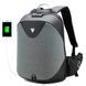 Рюкзак міський Arctic Hunter B00208 для ноутбука 15.6" з USB обсяг 24л Сірий AH-B00208-2269 фото 2