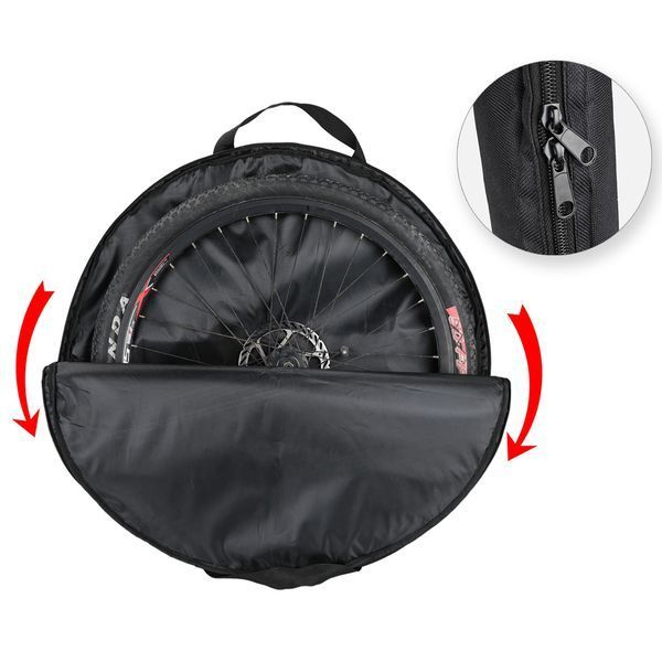 Сумка для велосипедних коліс 26-29" 700C Rhinowalk RM290B Polyester Oxford cloth 80 см Чорна RWK-RM290B-7369 фото