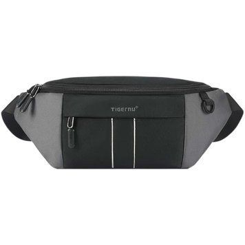Городская сумка через плечо (кросс боди) Tigernu T-S81012 для телефона до 7" Черная с серым TGN-T-S81012-7059 фото