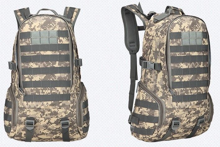 Рюкзак тактичний Armour Tactical C30 Oxford 600D (з системою MOLLE) 30 літрів Сірий Піксель AT-C30-1658 фото