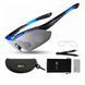 Спортивные очки ROCKBROS Original Polarized с 1 линзой UV400 велосипедные Черный с синим RB-10007L-1360 фото 2