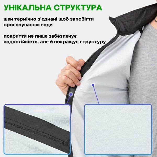Куртка велосипедная водостойкая ROCKBROS YPW1510 Размер XL Черный RB-YPW1510-5842 фото
