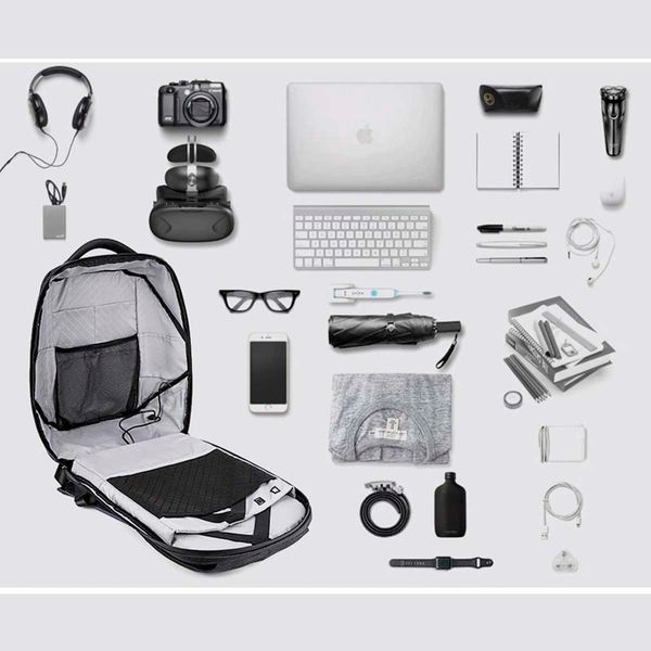 Рюкзак міський Arctic Hunter B00193 з USB для ноутбука 15,6" обсяг 22л. Синій AH-B00193-2951 фото