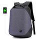 Рюкзак міський Arctic Hunter B00193 з USB для ноутбука 15,6" обсяг 22л. Синій AH-B00193-2951 фото 2