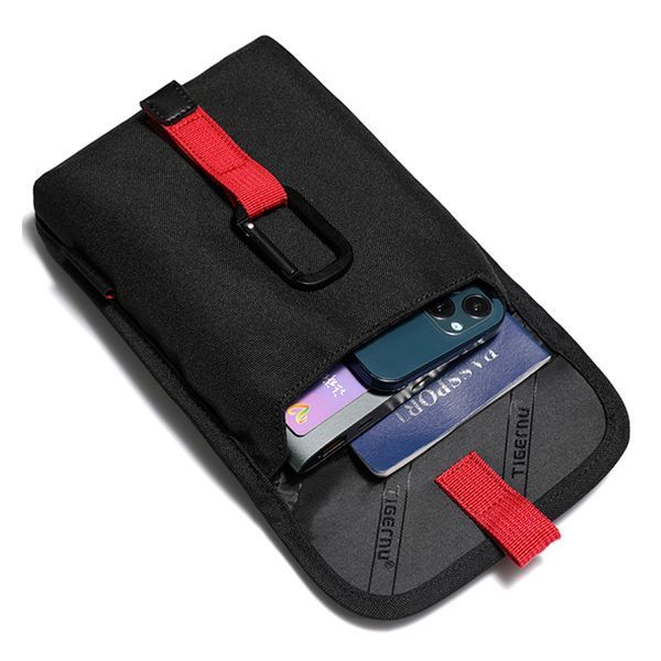 Міська сумка через плече (крос боді) Tigernu T-S8333 для телефона до 6,7" Чорна TGN-T-S8333-3096 фото
