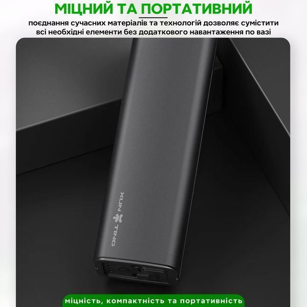 Велосипедный фонарь с функцией звонка 2-в-1 1500 LM XUNTING RHL1500B Черный XT-RHL1500B-6962 фото