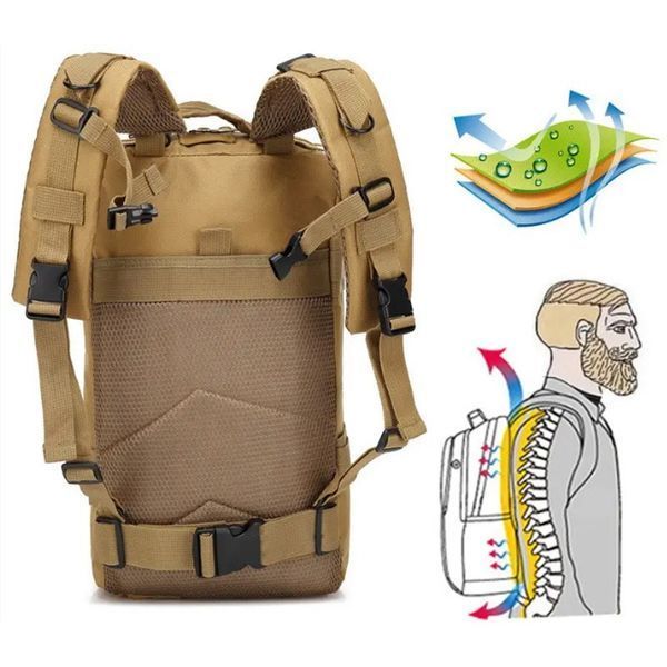 Тактический рюкзак Armour Tactical М28 Oxford 600D (с системой MOLLE) 28 литров Койот AT-M28-2997 фото