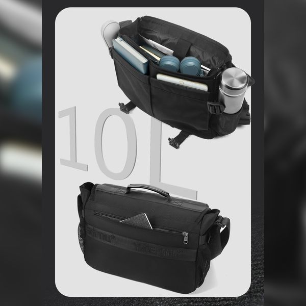 Міська сумка через плече (крос боді) для фотокамери Tigernu T-S8953 для планшета до 11" Чорна TGN-T-S8953-7063 фото