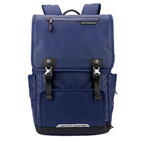 Рюкзак міський Arctic Hunter B00072 з USB для ноутбука 15,6" обсяг 25л. Синій AH-B00072-2273 фото