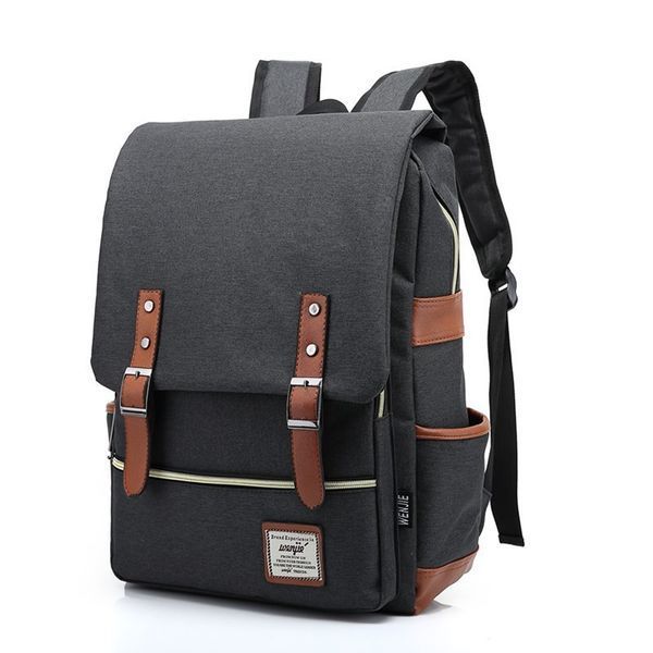 Рюкзак міський Wenjie R020 для ноутбука 16" об'єм 22л. Темно-сірий WJE-R020-2522 фото