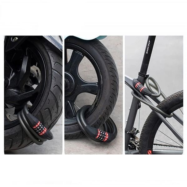 Кодовый замок на велосипед ROCKBROS RKS507 Черный RB-RKS507-2797 фото