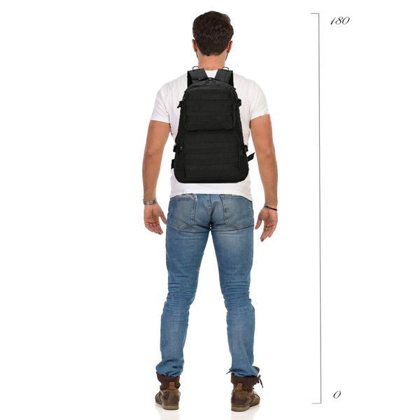 Тактический рюкзак Armour Tactical 0740L Oxford 600D (с системой MOLLE) 40 литров Черный AT-0740L-1676 фото