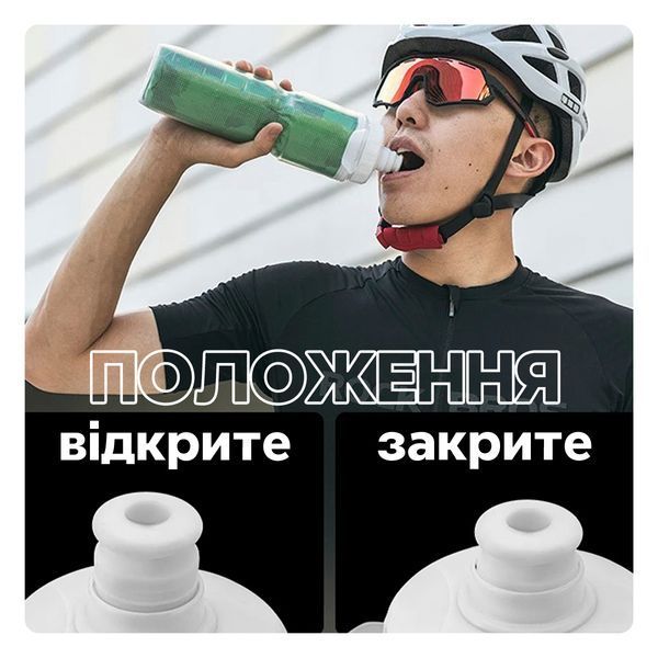 Термо фляга / пляшка для спорту ROCKBROS CIWB70 з пилозахисним ковпачком Помаранчева RB-CIWB70-4766 фото
