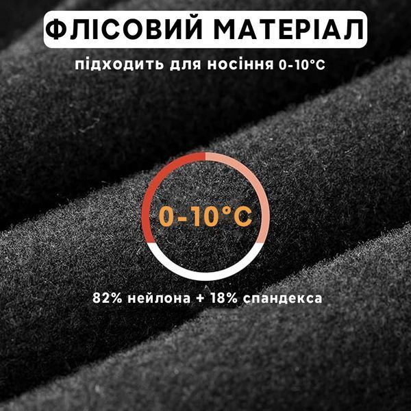 Утепленные велосипедные спортивные штаны для 0-10&deg;С ROCKBROS YPK1113 размер S Черный RB-YPK1113-5361 фото
