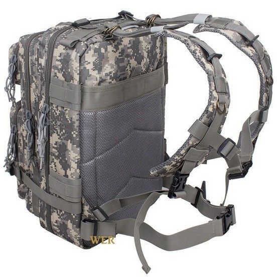 Тактичний рюкзак Armour Tactical B45 Oxford 600D (з системою MOLLE) 45 літрів Сірий Піксель AT-B45-1650 фото