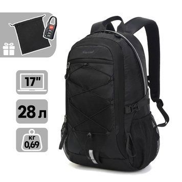 Кемпинговый рюкзак Tigernu T-B9500 для ноутбука 17" объем 28 л Черный TGN-T-B9500-4333 фото