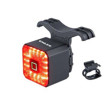 Умный фонарь / мигалка / стоп задний на велосипед ENLEE Smart Square WT005 Черный  EN-SWT005-3516UA фото