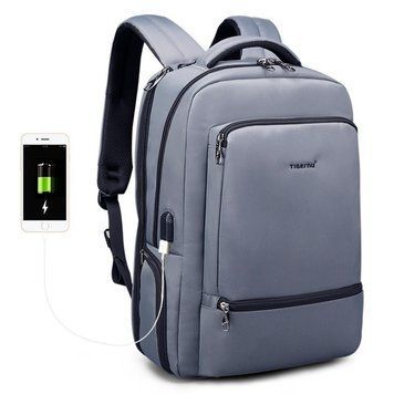 Рюкзак міський Tigernu T-B3585 для ноутбука 15.6&raquo; з USB об'єм 26л. Сірий TGN-T-B3585-1847 фото