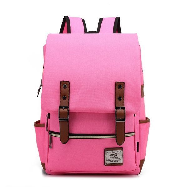 Рюкзак міський Wenjie R020 для ноутбука 14 "об'єм 18л. Рожевий WJE-R020-1732 фото