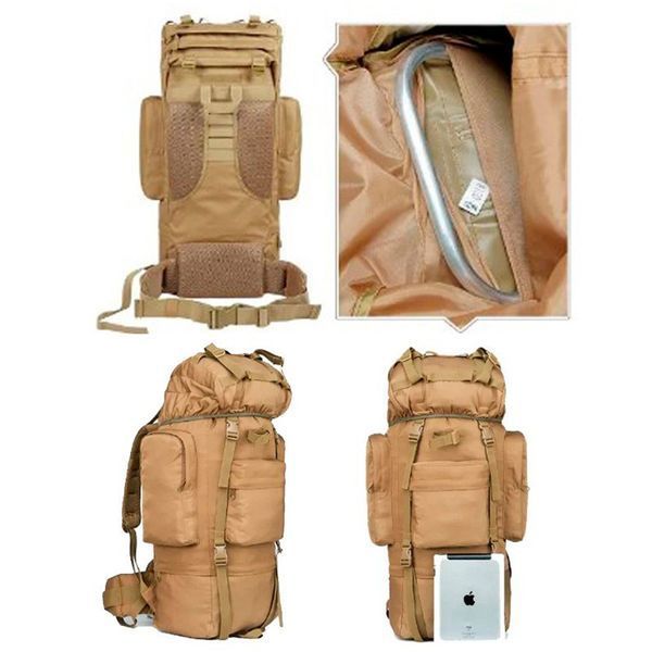 Тактический рюкзак Armour Tactical Max 65 Oxford 800D 65 л Койот AT-1065L-2543 фото