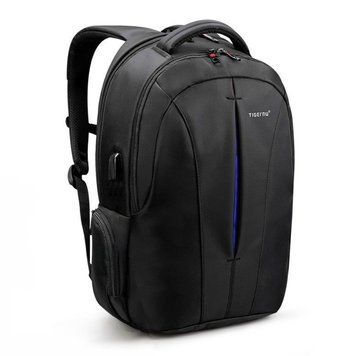 Рюкзак міський Tigernu T-B3105 для ноутбука 15.6&raquo; з USB об'єм 18л. Чорний із синім TGN-T-B3105U-1746 фото
