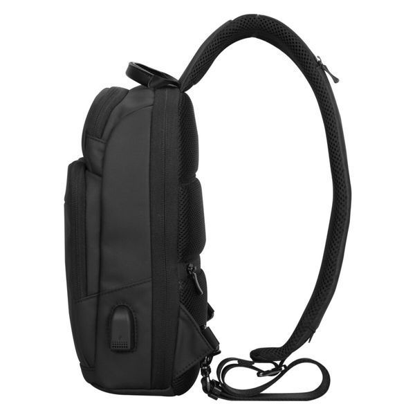 Рюкзак з однією лямкою (крос боді) Mark Ryden MR7618 з USB об'єм 6,5л. Чорний MR7618-00-3060UA фото