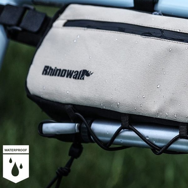 Сумка під раму велосипеда Rhinowalk X24657 2.7л водостійка Чорна RWK-X24657-7349 фото