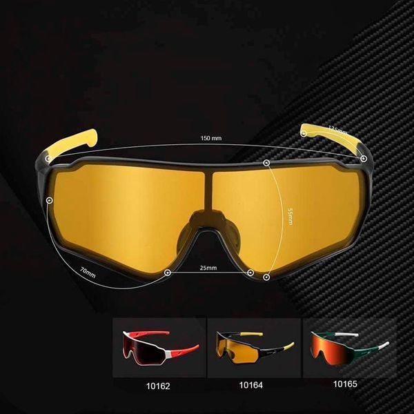 Спортивные поляризованные очки ROCKBROS 10162 Красные с белым RB-10162-2399 фото