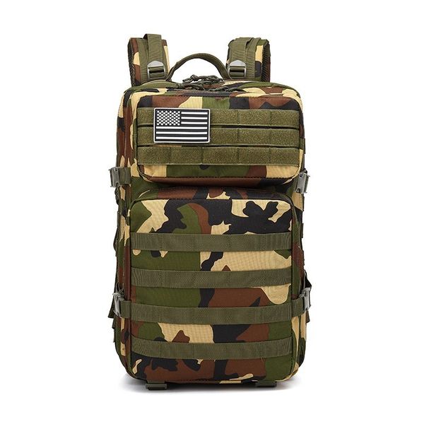 Тактичний рюкзак Armour Tactical B1145 Oxford 900D (з системою MOLLE) 45 л Лісовий камуфляж AT-B1145-2614 фото