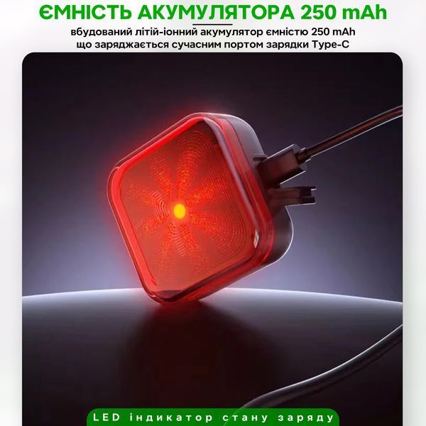 Задний фонарь для велосипеда XUNTING CT06 Черный XT-CT06-6973 фото