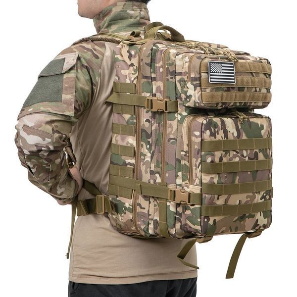 Тактический рюкзак Armour Tactical B1145 Oxford 900D (с системой MOLLE) 45 л Мультикам AT-B1145-3015 фото