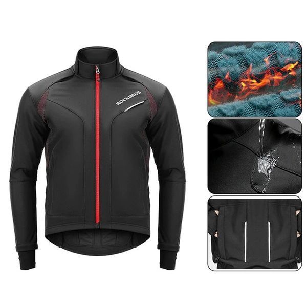 Велосипедна спортивна водостійка куртка ROCKBROS YPW001R Розмір 4XL RB-YPW001R-5165 фото