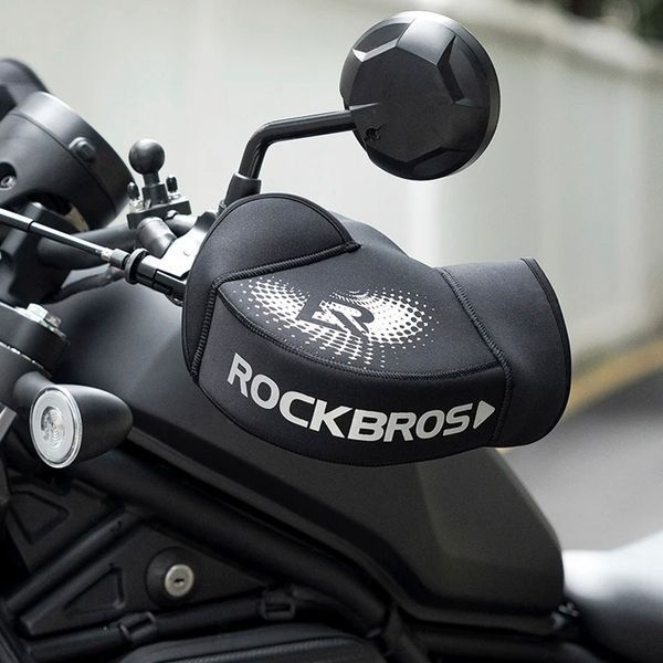 Утеплювач на кермо для мотоциклів ROCKBROS D100B Чорний RB-D100B-5488 фото