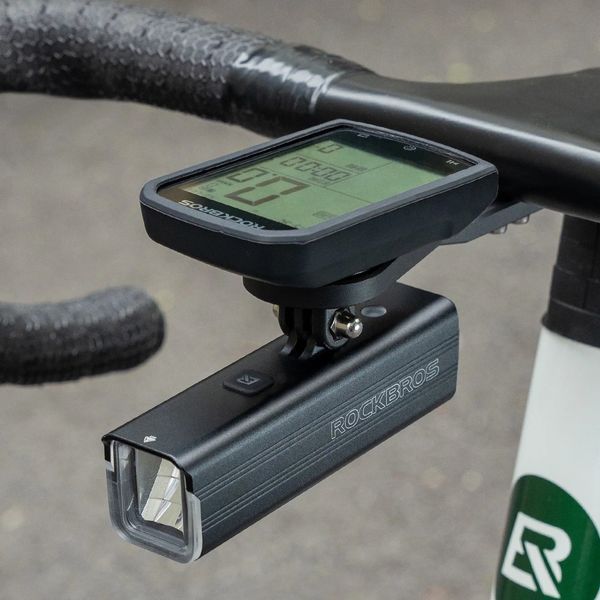 Универсальный крепеж Garmin Bryton Wahoo для фонариков тв GoPro ROCKBROS KR290 Черный RB-KR290-7269 фото
