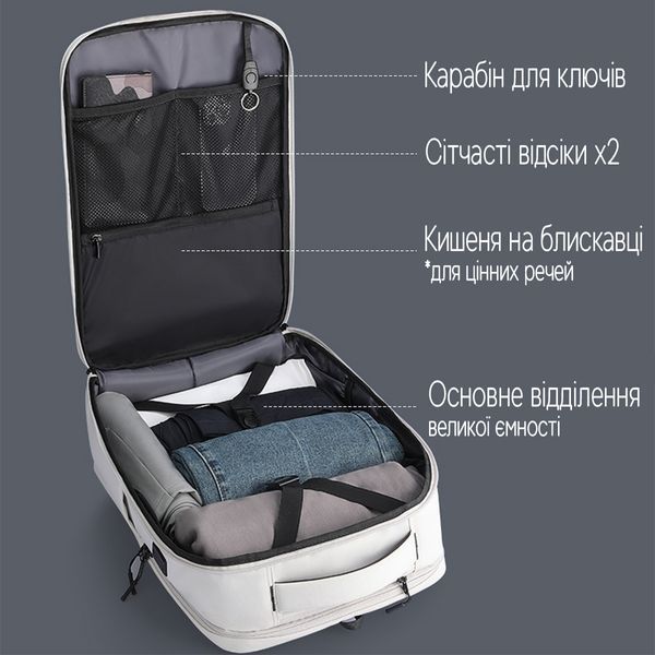 Міський рюкзак Mark Ryden MR9202 для ноутбука 17,3" 20 л Білий MR9202-W1-4587UA фото