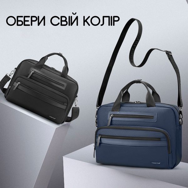 Сумка дорожня Tigernu T-L5207 для ноутбука до 14,1" об'єм 11 л Чорна TGN-T-L5207-2617 фото