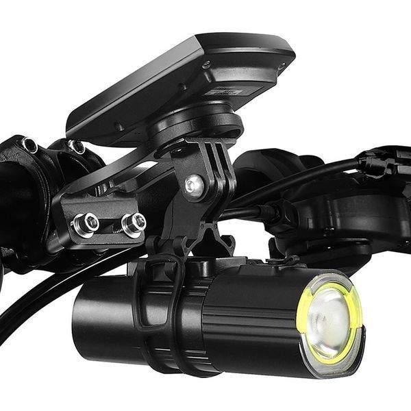 Кронштейн Toopre Stuff Holder для велокомп'ютера та ліхтарика Чорний TPR-PRO03-3622 фото