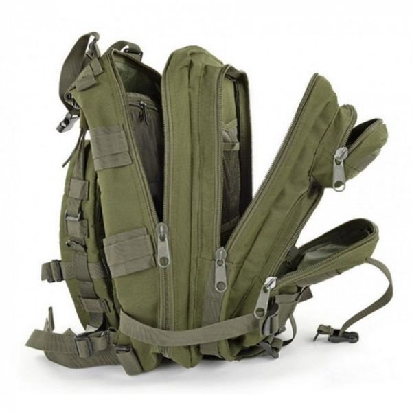 Тактичний рюкзак Armour Tactical М25 Oxford 600D (з системою MOLLE) 25 літрів Оливковий AT-M25-1630 фото