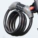 Замок велосипедный 120 см 4-значный XUNTING LR204 Черный XT-LR204-6979 фото 5