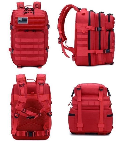 Тактичний рюкзак Armour Tactical B1145 Oxford 900D (з системою MOLLE) 45 л Червоний AT-B1145-2536 фото