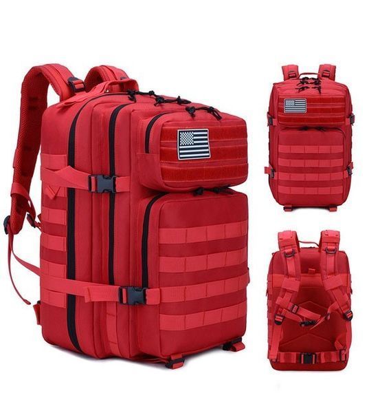 Тактичний рюкзак Armour Tactical B1145 Oxford 900D (з системою MOLLE) 45 л Червоний AT-B1145-2536 фото