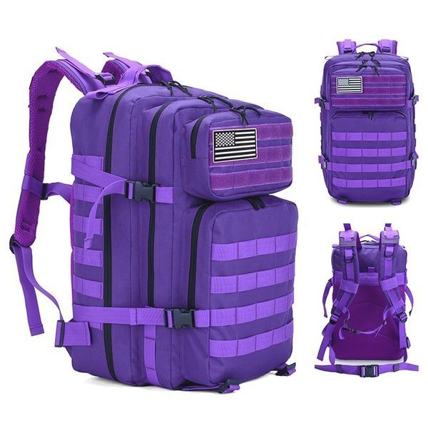 Тактичний рюкзак Armour Tactical B1145 Oxford 900D (з системою MOLLE) 45 л Фіолетовий AT-B1145-2616 фото