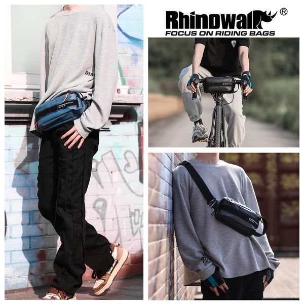 Вело / мото сумка на кермо Rhinowalk RK24930BK Чорний RWK-RK24930BK-4405 фото