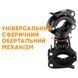 Универсальный кронштейн / крепление на руль 360&deg; для велосипедных фонарей ROCKBROS DJ360 Черный RB-DJ360-4924 фото 2