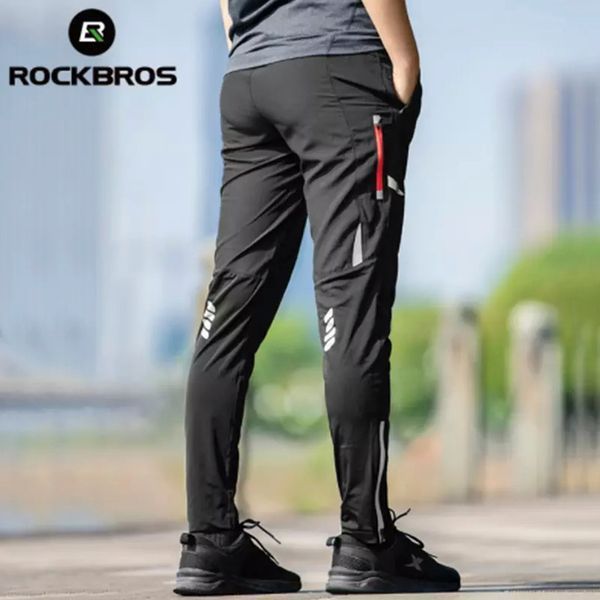 Штаны спортивные велосипедные эластичные демисезонные ROCKBROS RKCK0001 размер 2XL Черные RB-RKCK0001-5815 фото