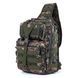 Тактический военный рюкзак-сумка с одной лямкой Armour Tactical М4 Oxford 600D (с системой MOLLE) 20 литров Зеленый Пиксель AT-M4BG-4063 фото 1