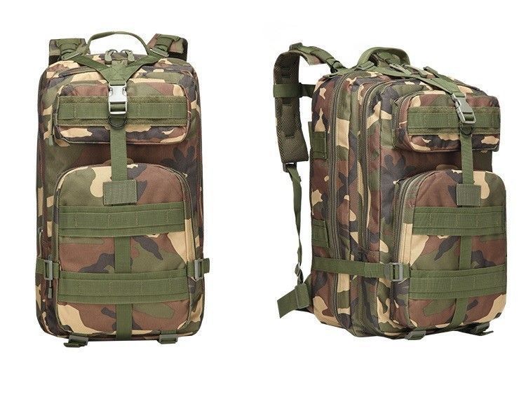 Тактичний рюкзак Armour Tactical B45 Oxford 600D (з системою MOLLE) 45 літрів Лісовий камуфляж AT-B45-1654 фото