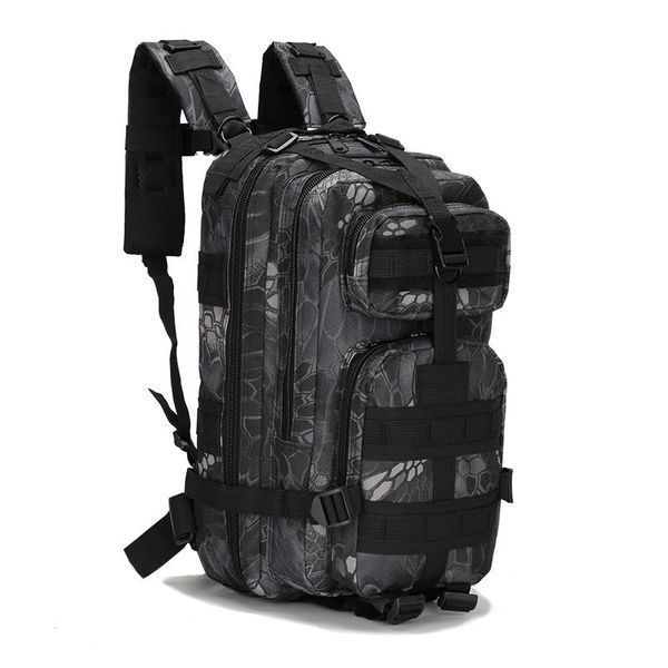 Тактичний рюкзак Armour Tactical М25 Oxford 600D (з системою MOLLE) 25 літрів Чорний Кріптек AT-M25-1635 фото
